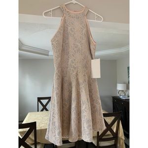 Light pink skater dress from Dillard’s